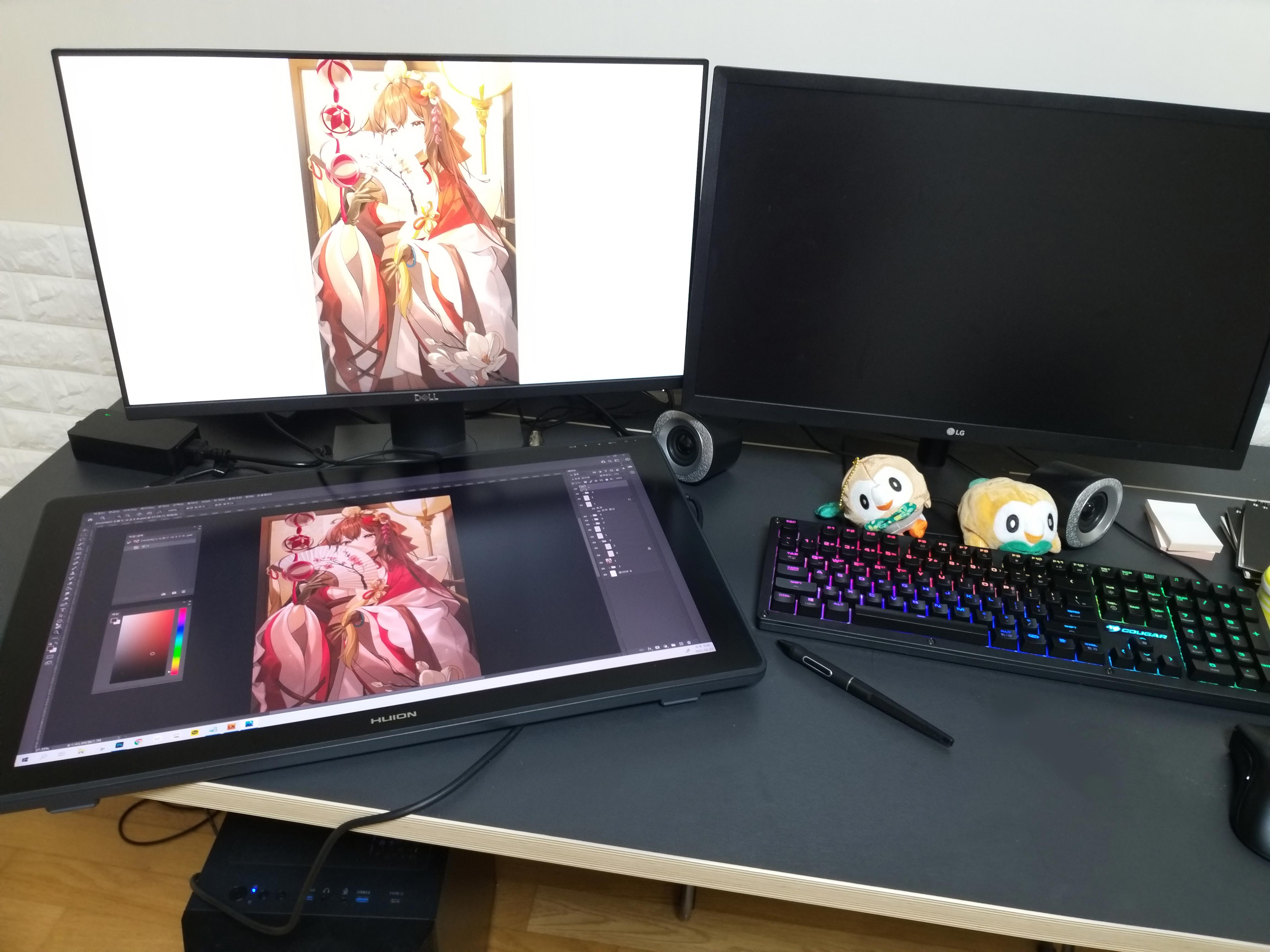 イラストレーターはるさめさんHuion(フイオン)液タブKamvas 24