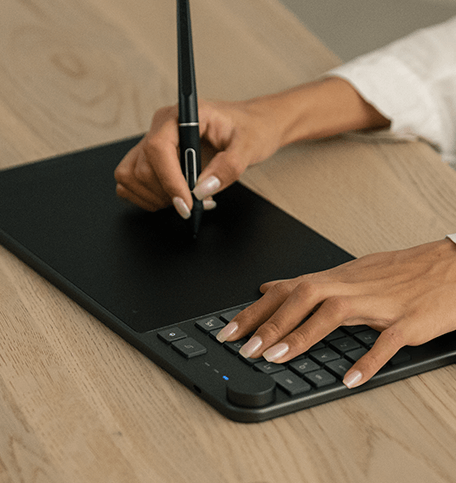 Inspiroy Keydial KD200 Creative Graphics Tablet | Huion Official 