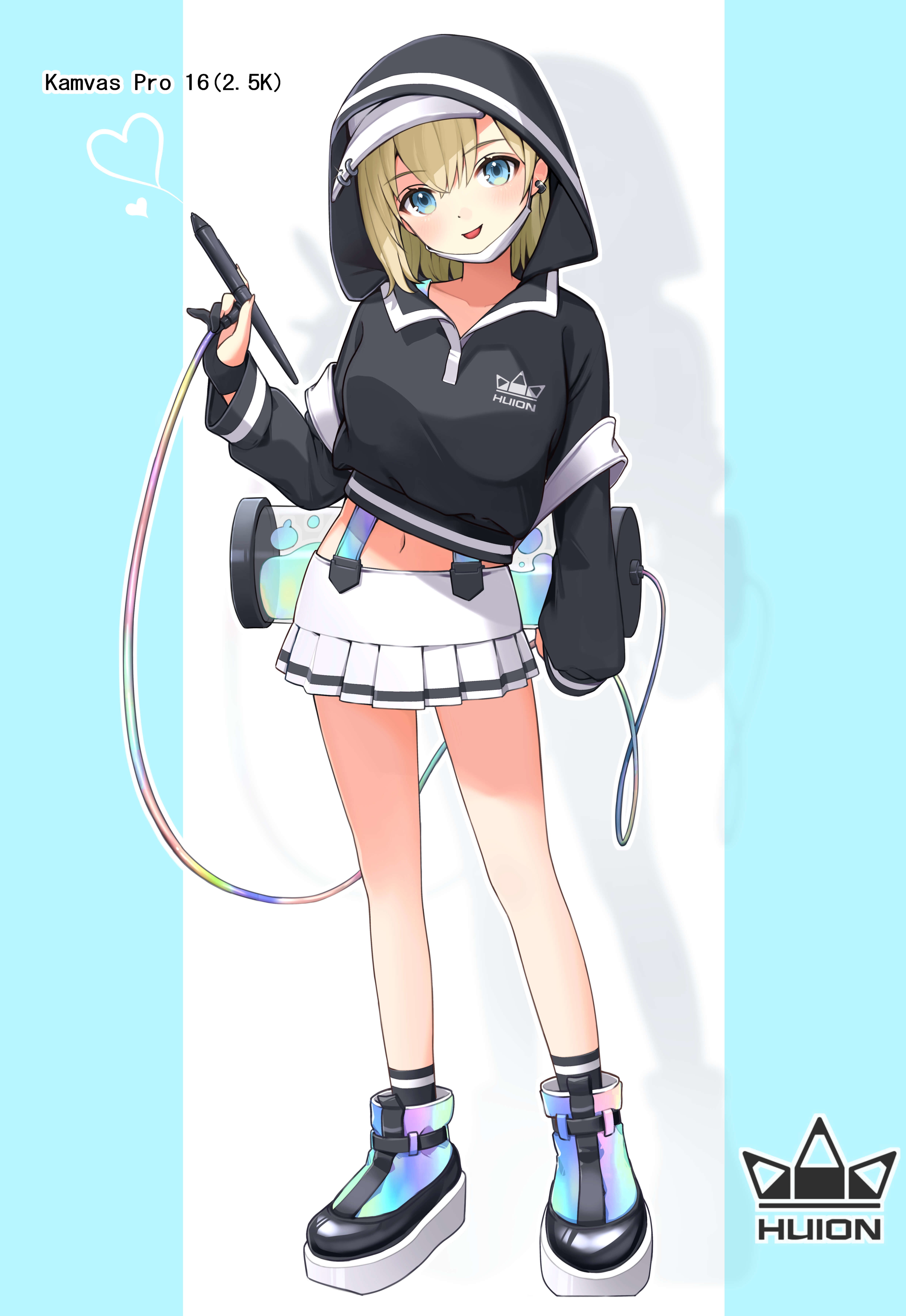 手描きイラスト ななみ I drew lots of girl illustrations on one page of my