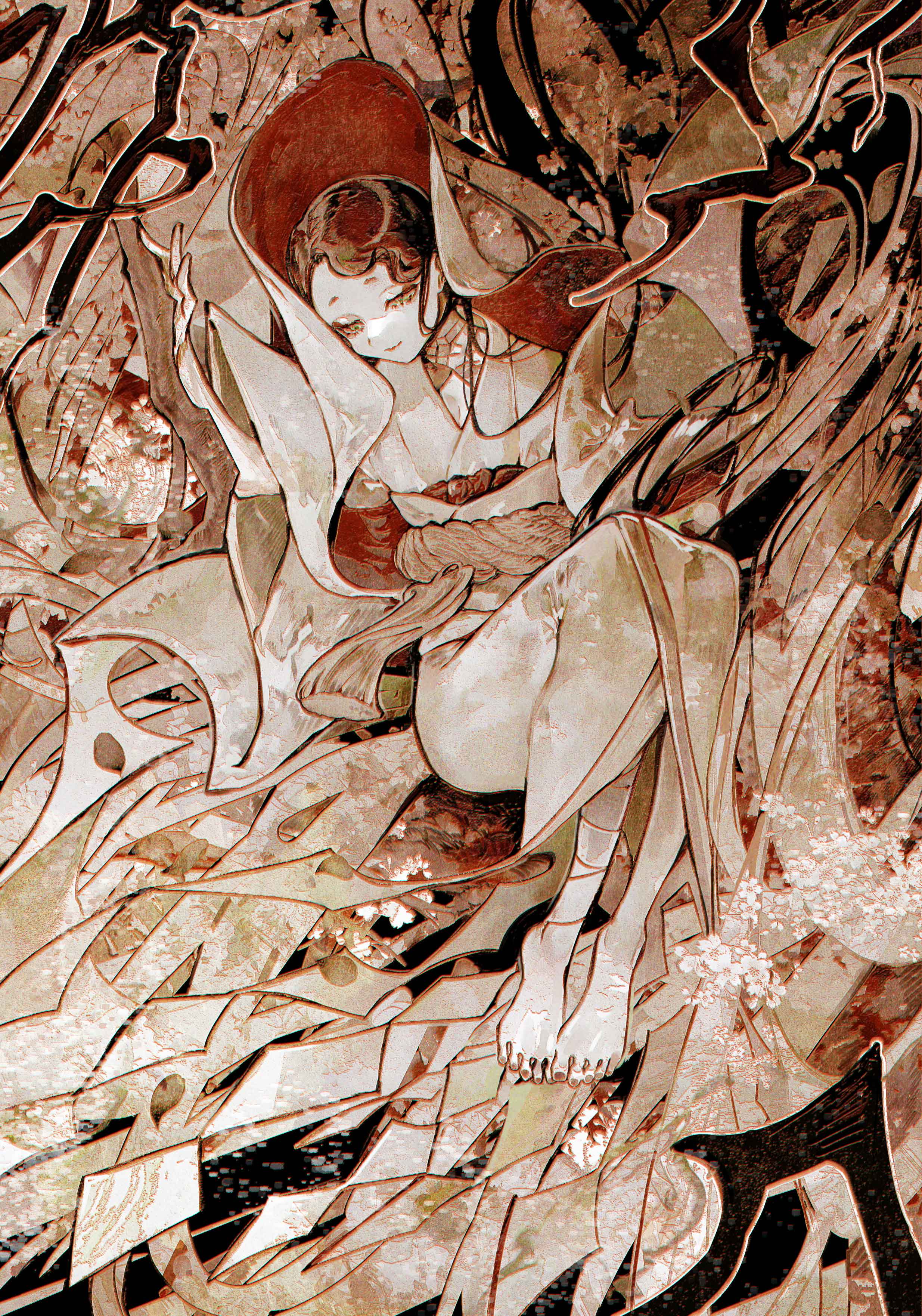 フラノール 手描きイラスト A5サイズ フラノール 手描きイラスト A5サイズ リアルブラッシュ スペシャル