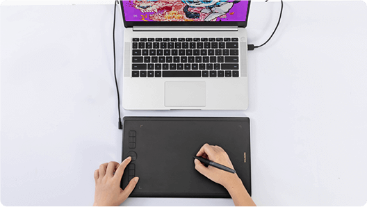 Huion Inspiroy H610X Medium Size Graphics Digital Drawing Tablet